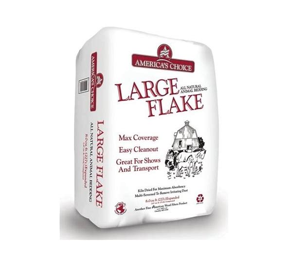 Large Flake Chicken & Livestock Bedding, 8-cu ft
